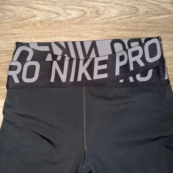 Nike Pro Intertwist 2.0 Leggings XS Black DriFIT Compression Mesh Panel Athletic - Picture 6 of 11